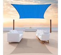 UVResistant Sun Shade Canopy RectangularFabric Windproof & WaterPermeable Breathable & TearResistant Outdoor Sun Sail 1.2x2.5m for Patio Garden Camping