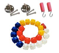 UVResistant SwimmingSafety Rope15m (49.2ft) Float Line Divider Kit High Visibility Nylon for Water Parks & Wave Breaks Durable & Easy to Install