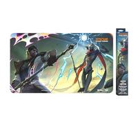 UVS Games Riftbound: League of Legends Vendetta Jayce vs. Viktor Neoprene Playmat, 24 x 14 Inches, Bound Edge, Rubber Backing