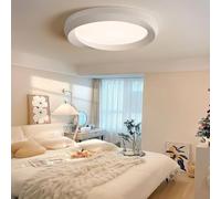 UVWHYZ Ceiling Light Round Bedroom LED Ceiling Light Resin Housing, Eye-Friendly 3 Light Colors Switchable Ceiling Lights Modern Minimalist Living Room