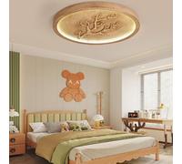 UVWHYZ Ceiling Lights Round LED Ceiling Light Resin Stone Relief Panel, 3 Colors Switchable Ceiling Lamp, Minimalist Lighting for Bedroom Living Room