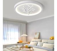 UVWHYZ Ceiling Lights Round LED Ceiling Light Resin Stone Relief Panel, 3 Colors Switchable Ceiling Lamp, Minimalist Lighting for Bedroom Living Room
