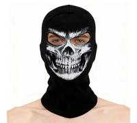 Uvwxba Ghost Balaclava Mask Halloween Skeleton Balaclava Outdoor Riding Mask for Men
