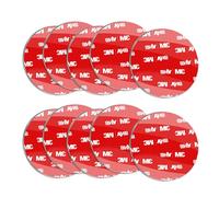 Uvwxba Sticky Pads for Car Dashboard 10Pcs 50mm Round Double Sided Pads Made with 3M VHB High Temperature Resistant and Waterproof Strong Hold for Phone Holders Sat Navs Dash Cams