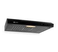 UW60BL Extractor Cooker Hood 115W Stainless Steel Black