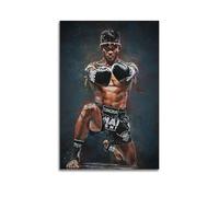 UWASCISF Splash King Muay Thai Poster Poster Decorative Painting Canvas Wall Posters And Art Picture Print Modern Family Bedroom Decor Posters 16x24inch(40x60cm)