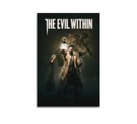UWASCISF The Evil Within Video Game Poster Poster Decorative Painting Canvas Wall Posters And Art Picture Print Modern Family Bedroom Decor Posters 08x12inch(20x30cm)