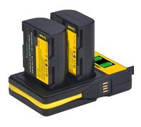 Uwayor DMW-BLF19 Camera Battery Charger Set Replacement Battery Kit USB Dual Slot Battery Charger for Panasonic DMW-BLF19 and Panasonic Lumix DMC-GH3 / 4/5 / 5S DC-G9DMC-GH4KDMC-GH3K