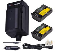 Uwayor DMW-BLF19 Camera Battery Charger Set Replacement Battery Kit USB for Panasonic Lumix DMC-GH3 DMC-GH4 / 5 / 5S DC-G9DMC-GH4KDMC-GH3K