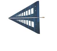 UWB Log Periodic 500MHz-7.5GHz 6-7dBi Gain FR4 Broadband Directional with Low VSWR for RF EMC Testing, Spectrum Analysis and Signal Positioning