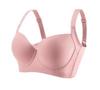 Uwdiohq Bras for Women Corset Top Bustier Padded Underwire Bra One Cup Support Non Wired Push Up Minimiser Post Surgery Wireless 45Dd Sports High Impact Large Breasts Plus Size T Shirt 48Dd and
