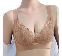 Uwdiohq Bras for Women Non Wired Full Cup Thin Underwear Plus Size Wireless Sports Bra Breast Cover Large Vest (B, 34/75D) Supportive Comfort Womens Push Up Body and Minimiser UK Women's White