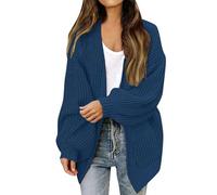 Uwdiohq Cardigans for Women UK Knit Long Sleeve Open Front Lightweight Soft Chunky Aran Cable Grandad Ladies Casual Loose Fit Sweater Jumpers Sweatshirts Tops For Uk Balloon Cardigan Cream