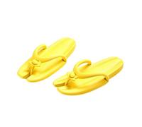 Uwdiohq Disposable Travel For Business Portable Folding Couples Beach Internet Flops Hotel Slippers Women (Yellow, 8-8.5) Flip-Flops Ergonomic Flip Womens Waterproof Pink Orthotic Sandals Arch
