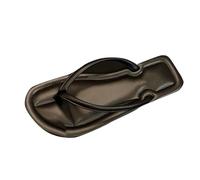 Uwdiohq Womens Flip Flops With Arch Support Comfort Slippers Summer Outdoor Flat Toe Beach Sandals Home Women Sliders For Ladies Shoes Archers Foam Walking Thong Wide Fit Foot Black 4