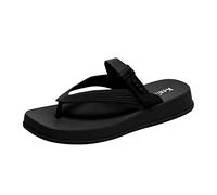 Uwdiohq Womens Orthopedic Flip Flops Custom Outdoor Designer Sublimation Flat Bottom Flop Blanks Slides Shoes for Women and Ladies Fluff Yeah Slide Slipper Leopard Print Arches Black 5.5