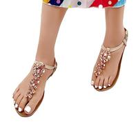 Uwdiohq Womens Orthotic Flip Flops Women'S Flat Non Sandals Comfortable Rubber For Women Beach Platform Flop Arch Support Uk Glitter Plantar Fasciitis Shoes Archers Ladies Foam Rose Gold 6