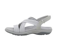 Uwdiohq Women's Platform Sandals Casual Paste Flat Rome Shoes Sports Rubber Plus Size Slingback Heels Walking For Women Uk Wide Fit Womens Foot Cushioned Smart Ladies Grey 5