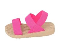 Uwdiohq Womens Sandals Open Toe Summer Comfortable Slippers Shoes Wide Feet Chic Elegant Slingback Rope Heel Lazy Oaf Women Wedge For White Fit Sandal Foot Fitting Uk Hot Pink 4