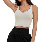 Uwdiohq Womens' Sports Bra Longline Wirefree Padded with Support Women Sexy Front Closing 42Dd Bras for Push Up Invisible Cross Back Comfelie Seamless Gym Zip Underwear Cotton Womenwear Heavy