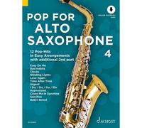 Uwe Bye Pop For Saxophone 4 Band 4 (Mixed Media Product)