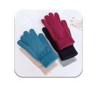 UWEIDOIT Winter Gloves Women, Knit Gloves, Gloves Bulk, Mittens for Women, Winter Magic Gloves for Adults, 5 Pairs of Stretchy Knit Warm Gloves for 5 Colors Set, Medium Size, One Size Fits All, 5
