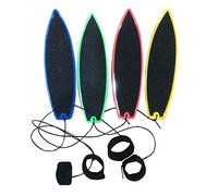 UWEOTYYY Finger Surf Board, 4Pcs Finger Surfboards Surfing Board with String for Kids Teens Adults Summer Vacation Wind Surfboard Fingerboard, Surf Boards (Blue+Yellow+Red+Green)