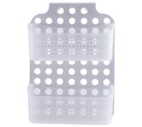 UWEOTYYY Hanging Basket, Hanging Shower Basket 10x4x14 Inch Draining Ventilated Sturdy PP Shower Organizer with Hole for Bathroom Office Dorm, Caddy
