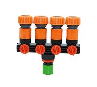 UWFKFGBJL garden sprinkler watering sprayer garden water pipe 4 way faucet garden tap water dispenser garden water for 1 2 3 4 hose connector 16mm 20mm 1pcs color 3i4 hose b