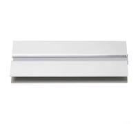 Uwithdanceme Kitchen Base Panel Connector Plinth Strip Joiner Flexible Corner Adaptor Cabinet Skirting Board Transition Silver Aluminum (360°-15cm)
