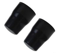 Uwithdanceme Radiator Valve Cap,Black General Plastic Radiator Cap,Push-Fit Plastic Radiator Cap Replacement Parts 25 * 36 * 20mm(2PCS)