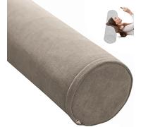 UWOBTN Cervical Roll Pillow Memory Foam Neck Round Pillow, with Zipper Cylinder Bolster Pillow for Sleeping, Round Neck Support Pillow for Head, Neck, Back, Legs and Yoga(A6,15x80cm/6x31in)