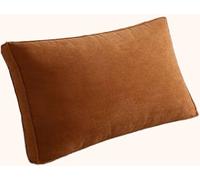 UWOBTN Couch Back Cushions for Bed/Sofa Extra Large Headboard Pillow 60/70/80/90/100cm Lumbar Support Cushion Comfort Reading Pillows with Zipper Removable Washable Cover(G,60x48x20cm)