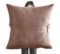 UWOBTN Cushion Covers Grey Blue, Square Extra Large Pillow Cases 50x50,60x60,70x70,80x80cm Soft Pillow Slipcover with Invisible Zipper Decorative pillowcases for pillows Sofa(E,80x80cm/31x31in)