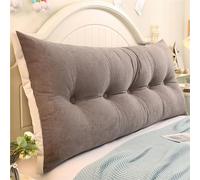 UWOBTN Reading Headboard Pillow，Daybed Bed Reading Rest Pillow，60/80/100/120/150/180/200cm Couch Back Cushions,Removable Lumbar Support Pillow, Large Adults Wall Pillow(#9,200x60x12cm)
