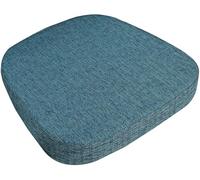 UWOBTN Set of 4/2/1 Chair Cushions/Pad for Dining Chairs with Ties Non-Slip U Shaped Kitchen Seat Cushion Office Chair Pads Washable Cover for Outdoor, Indoor, Living Room(B13,43x40x3cm(1pc))