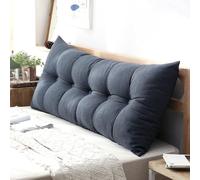 UWOBTN Sofa Reading Pillows Large Daybed Headboard Cushion Removable Reading and Resting Bed Rest Pillow Lumbar Support Pillow Wall Pillow Couch Back Cushions Washable Cover(#3,100x60x20cm)