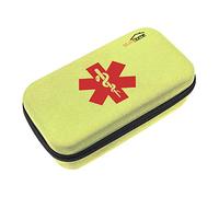 uwows Asthma Inhaler Spacer and Aerochamber Carrying case for Children and Adults.Waterproof Medicine Bag and Travel Organizer Holds Inhaler, Spacer, mask, epipen and Medication. (Case Only-Yellow)