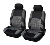 UWQXJJICP Car Seat Covers for Kia Sportage 2010-2015 Tyre Track Embossed Front Seat Covers Pack Breathable Car Seat Protector Durable Fabric with Sponge Padding,A