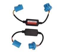UWSCVM 2Pcs Car Headlight Decoder 9007 HB5 Plug 12V DC Error Anti Flicker Resistor Canceller for LED Headlight Or Fog Light