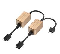 UWSCVM 2Pcs Car LED Decoder Resistor Canbus Harness Adaptor for Headlight Bulbs Light Error Free,H4