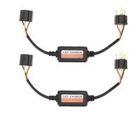 UWSCVM 2pcs H4 H7 Canbus Headlight Decoder Wiring Adapter for DRL Fog Lights - Error Canceler,H4