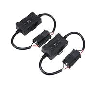 UWSCVM 2Pcs LED Canbus Anti Flicker Bulb Error Decoder Resistor Canceller Adapter for Car Headlight Fog Light,H4