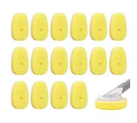 UWSTE 16Packs Dish Wand Sponge Refills for Scrub Daddy Dish Daddy - Replacement Heads for Dish Sponges, Non Scratch Dish Washing Scrubbers, Kitchen Dish Cleaning (Only Refills)