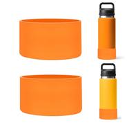 UWSTE 2Pcs Silicone Boot for YETI Rambler 26oz Bottle, Anti-Slip Sleeve Bottom Protector Accessories for YETI Rambler 26oz, BPA Free Silicone