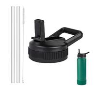 UWSTE Water Bottle Lid Replacement Compatible with CamelBak and CamelBak eddy+, Straw Lid for CamelBak Insulated Stainless Steel Water Bottle, Leak-Proof Dust-Proof, Handle Easy to Carry, BPA Free.