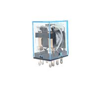 UWUKCJOKQ 10pcs MY2NJ AC 12V 24V 36V 48V 110V 220V 380V Power Relay Micro Mini Electromagnetic 8 Pins DPDT 2NO 2NC 5A MY2N-J HH52P(AC 48V)