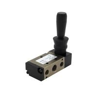 UWUKCJOKQ 4H210-08 4H310-10 4H410-15 5/2 way handle operated control pneumatic manual valve with silencer and quick coupler options(Without fittings,4H410-15)