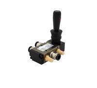 UWUKCJOKQ 4H210-08 4H310-10 4H410-15 5/2 way handle operated control pneumatic manual valve with silencer and quick coupler options(With 4mm fittings,4H210-08)