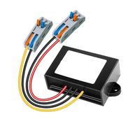 UWUKCJOKQ 9-36V 12V 24V to 12 Volts Voltage Stabilizer DC DC Boost Buck Converter Car Power Supply 1A to 30A Step Up Down Waterproof(1A ABS Plastic,9-36V-12V)